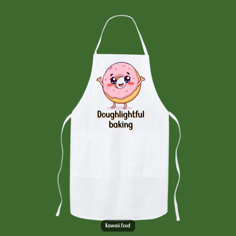 Funny Chef Donut Dance Apron: Cook with Sweet Playful Flair