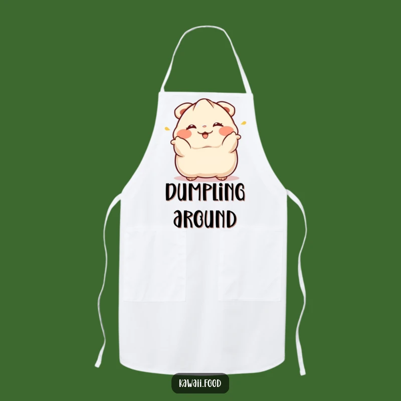 Funny Dumpling Apron: Witty Chef Humor, Perfect Gift for Cooks