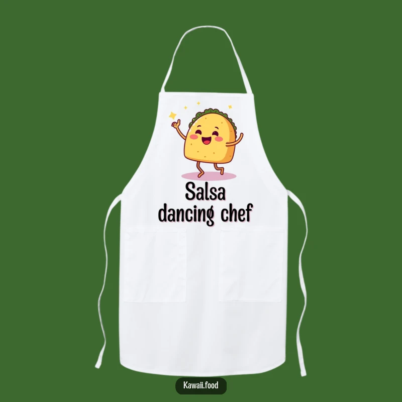 Funny Salsa Taco Apron: Fiesta Chef, Dance Party Ready, Hilarious Gift!