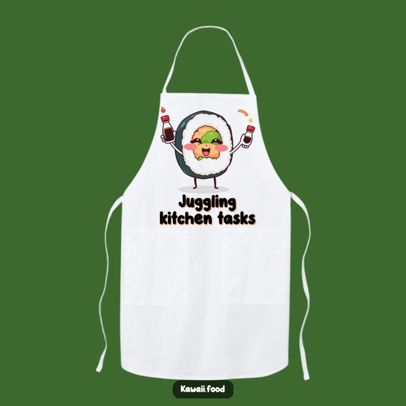 Funny Sushi Chef Apron: Comical Kitchen Wear & Hilarious Funny Gift