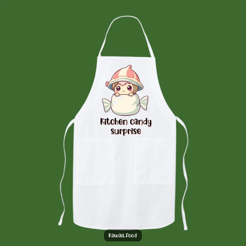Funny Candy Wrapper Apron: Add Sweetness to Your Kitchen Fun