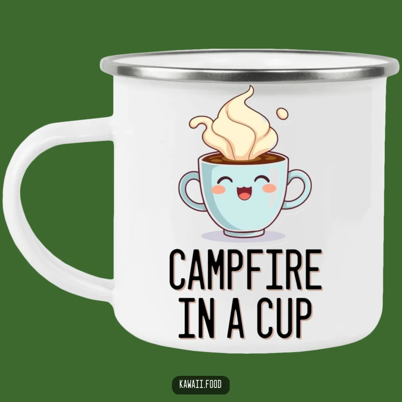 Funny Coffee Cup Steam Camping Mug: Hot Adventure Brew, Ideal Funny Gift