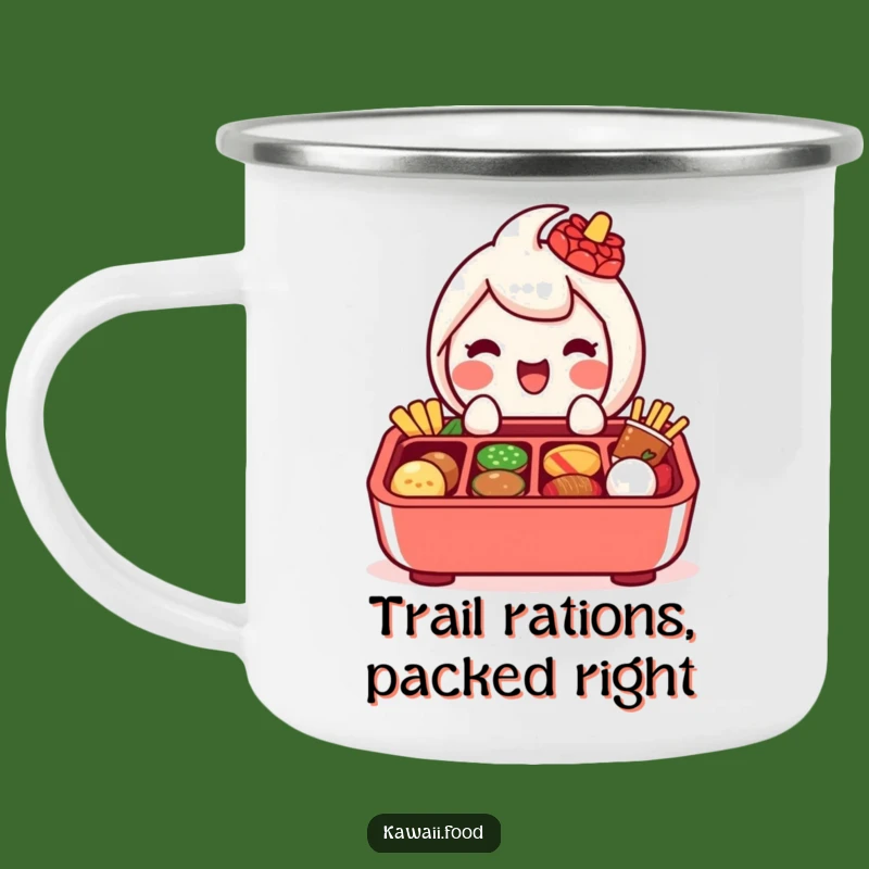 Funny Bento Box Camping Mug: Enjoy Meals on the Go with Culinary Flair