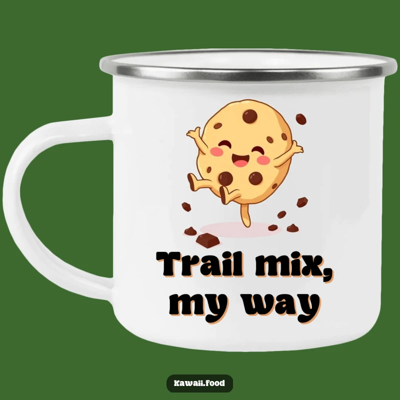 Funny Cookie Cartwheel Camping Mug - Fuel Your Adventures Giddily!