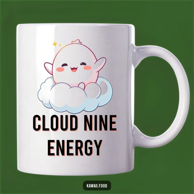 Funny Mochi Cloud Mug: Happy Bouncer - Dreamy Funny Gift for Sweet Lovers