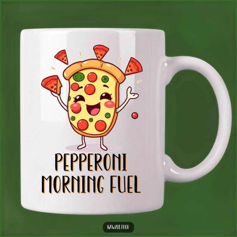 Funny Pizza Juggler Mug - Hilarious Mealtime Gift for Pizza Lovers