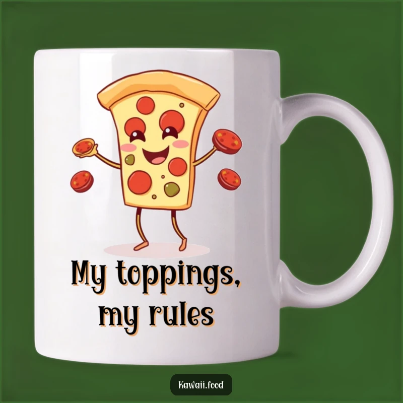 Funny Pizza Juggling Mug: A Hilarious Foodie Gift for Pizza Lovers