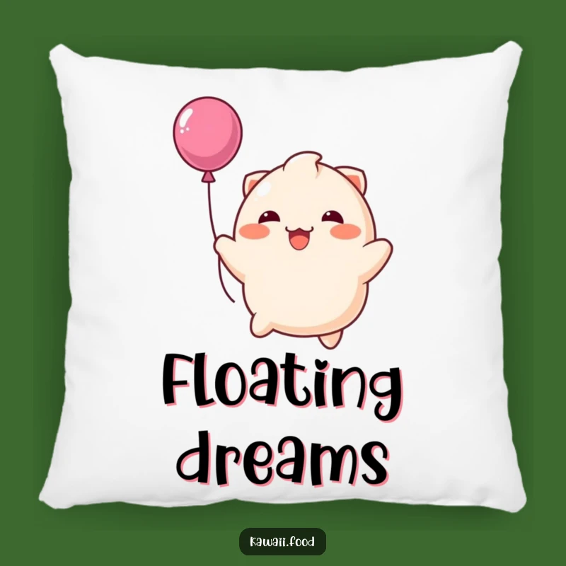 Funny Happy Dumpling Balloon Pillow: Cozy Up with Cheer