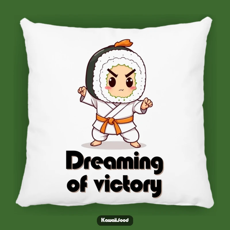 Funny Sushi Roll Karate Pillow: Get Your Chop On with Cushy Comfort