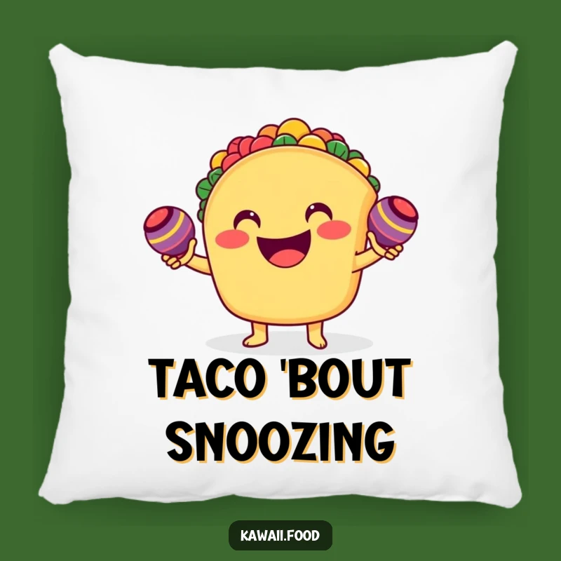Funny Taco Maracas Pillow - Cozy Comfort with a Hilarious Fiesta Twist!