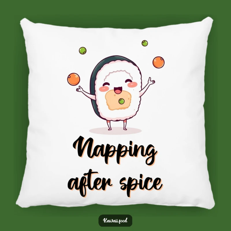 Funny Sushi Wasabi Juggling Pillow - Cozy and Playful Foodie Decor