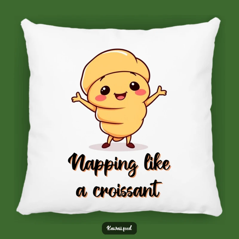 Funny Croissant Jig Pillow: Cozy Pastry Cushion, Wonderful Funny Gift
