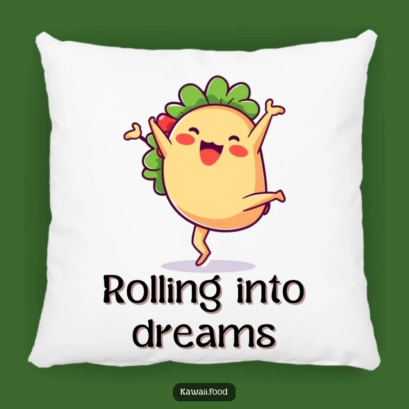 Funny Taco Comfort Pillow: Soft & Hilarious Gift for Couch Fiesta