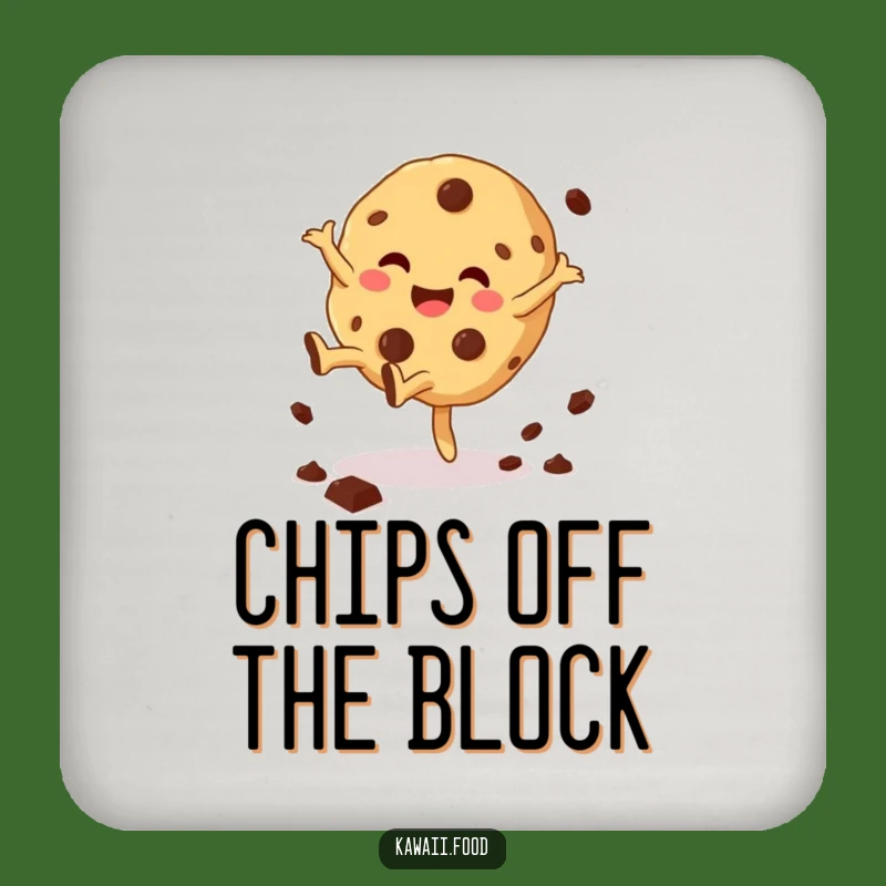 Funny Cookie Cartwheel Coaster - Protect Surfaces with Giggles!