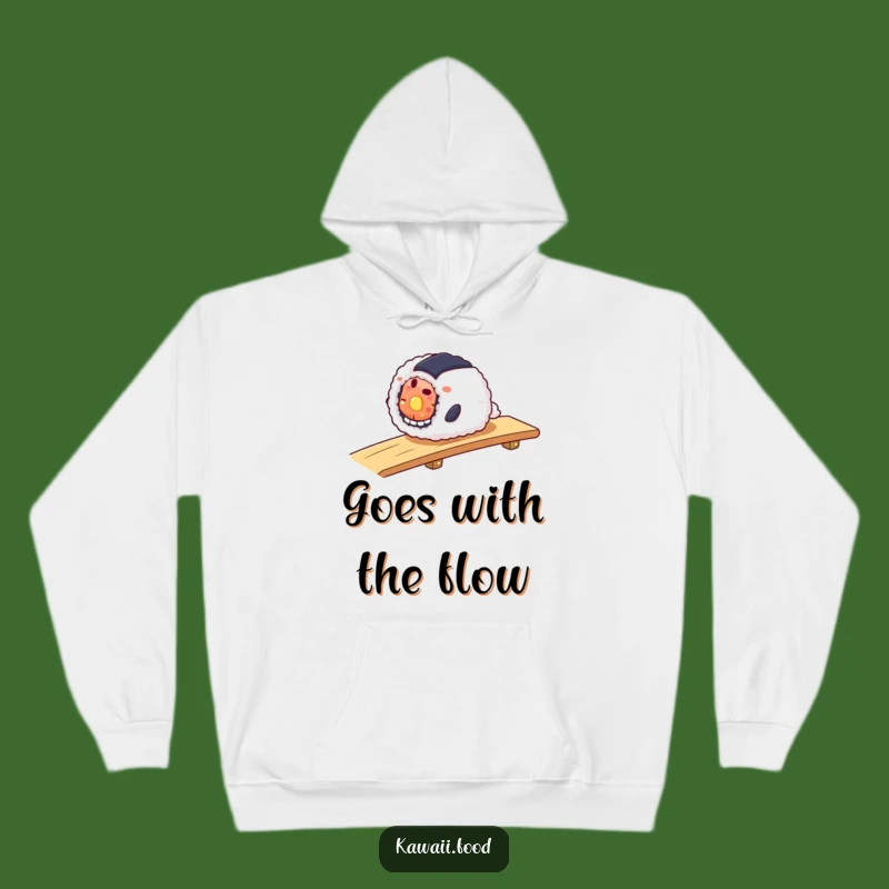 Cozy Funny Sushi Roll Ramp Hoodie: Stay Warm with Smooth Moves