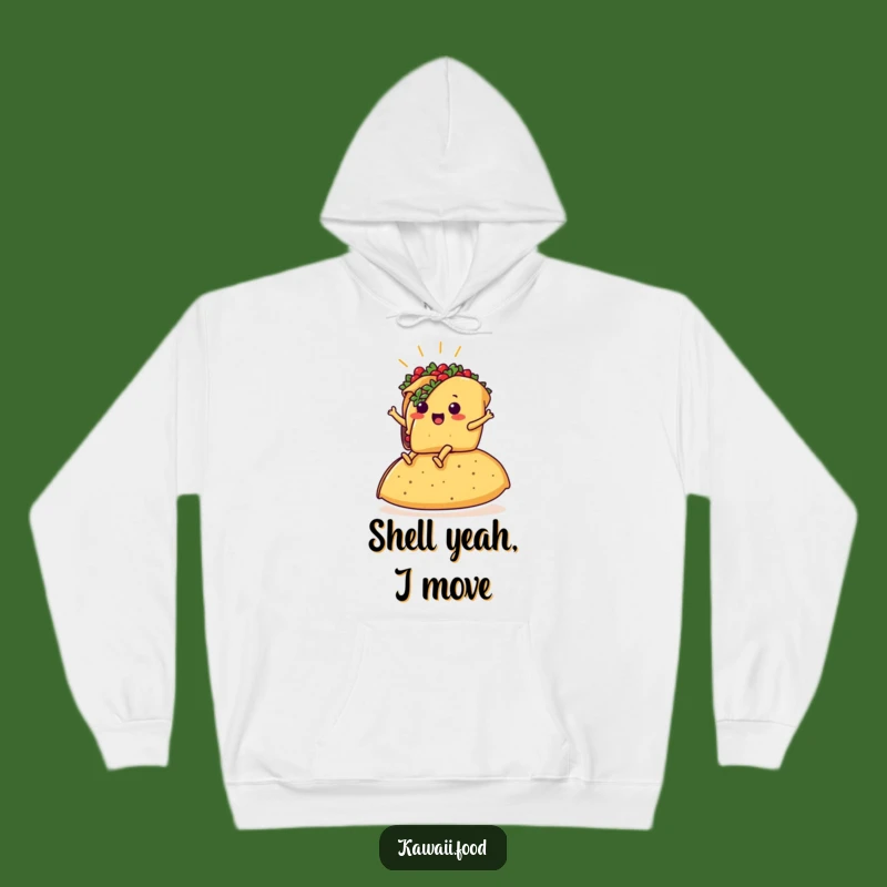 Funny Taco Elation Hoodie: Cozy Hilarious Mexican Food Gift Apparel