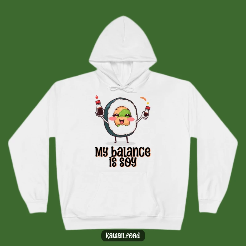 Funny Sushi Roll Hoodie: Cozy & Hilarious Gift for Japanese Food Fans