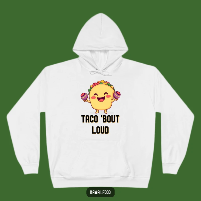 Funny Taco Maracas Hoodie - Cozy Up with Fiesta Vibes and Laughter!