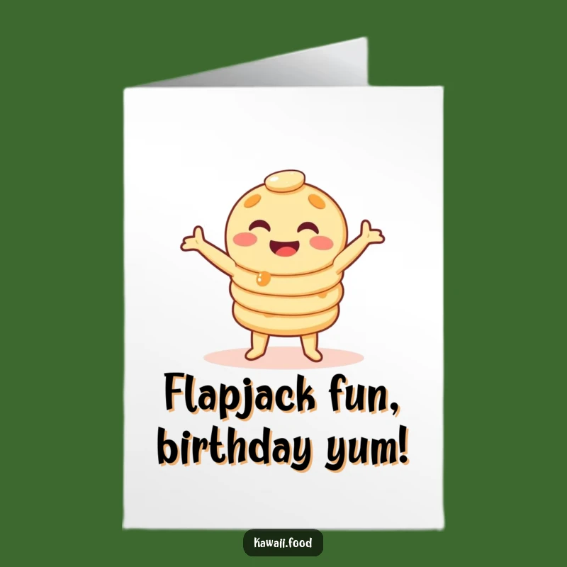 Free Printable Giggling Pancake Birthday Card - Funny Downloadable Gift Your Child Will Adore