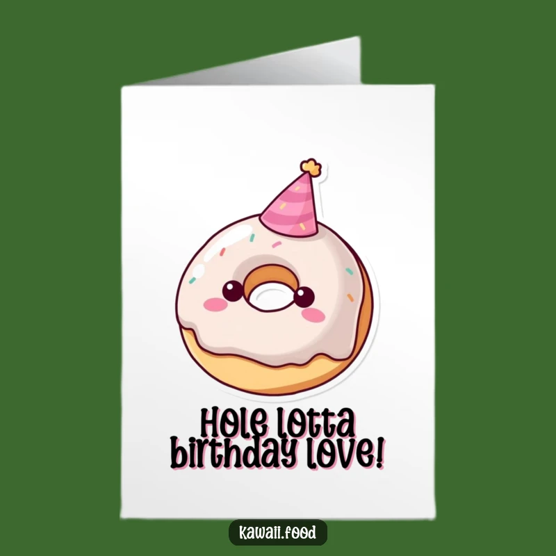 Free Printable Donut Party Birthday Card - Funny Downloadable Gift for Sweet Celebrations