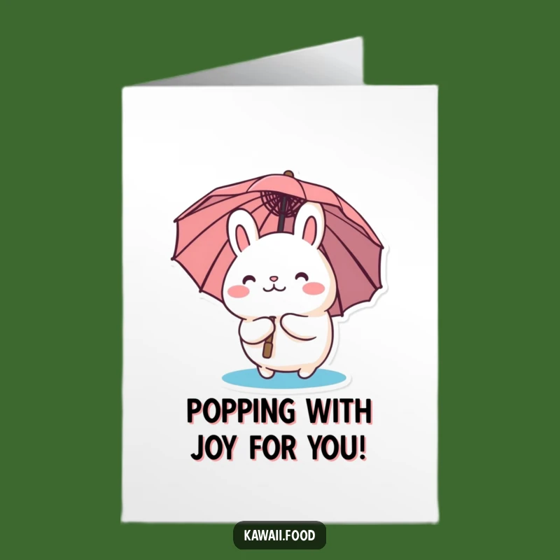 Free Printable Congrats Card: Bao Bun Peeking Congrats, Sweet Downloadable Achievement Gift