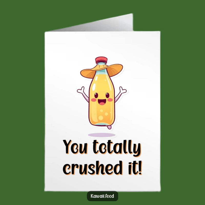 Free Printable Congratulations Soda Bottle Card - Funny Downloadable Gift