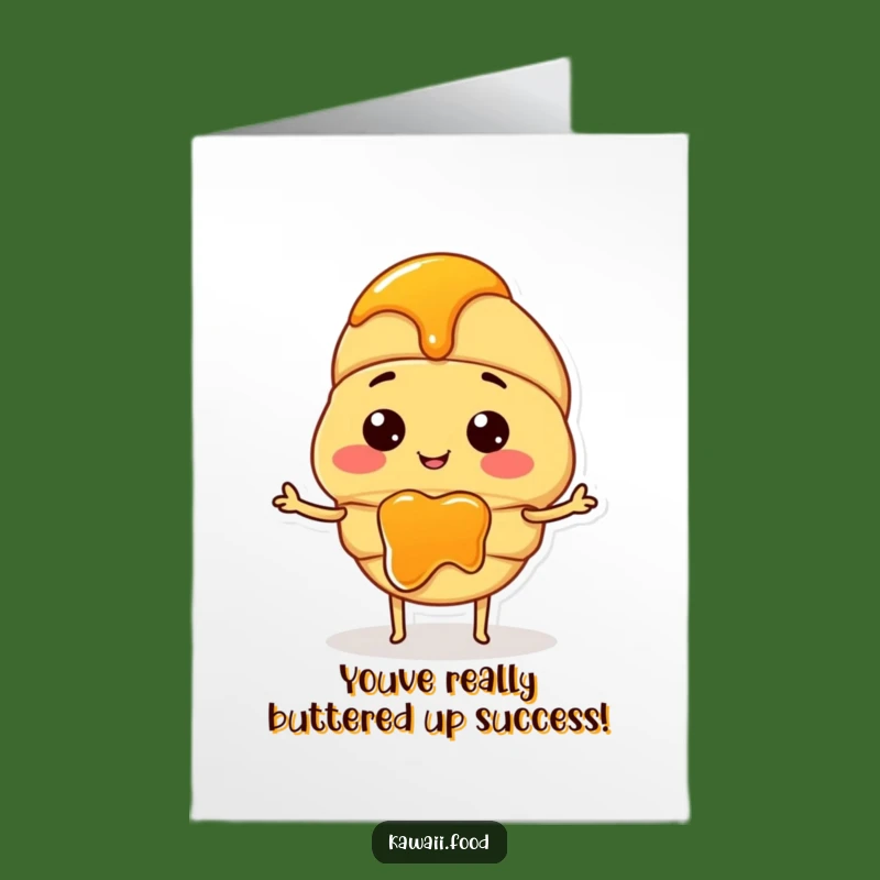 Free Printable Croissant Congrats Card Humorous Downloadable Gift Idea