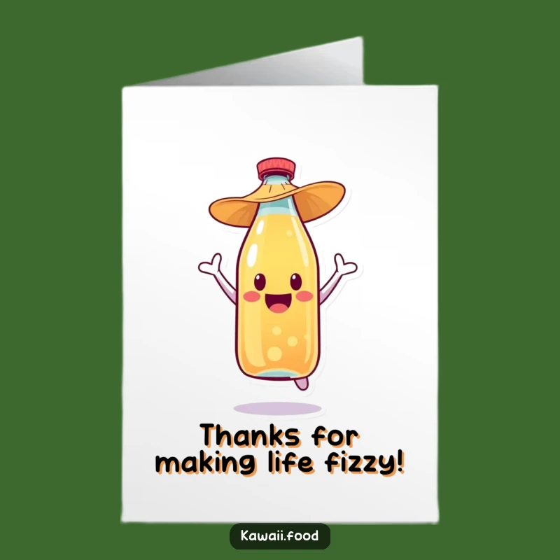 Free Printable Thank You Soda Bottle Card - Funny Downloadable Gift