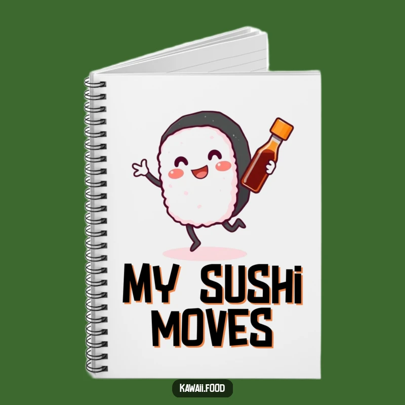 Funny Sushi Roll Notebook: Dancing Ideas - Hilarious Funny Gift for Writers