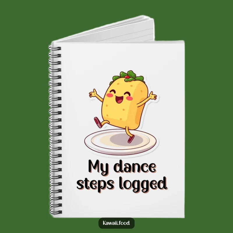 Funny Dancing Taco Notebook: Jot Down Your Best Moves, A Hilarious Gift!