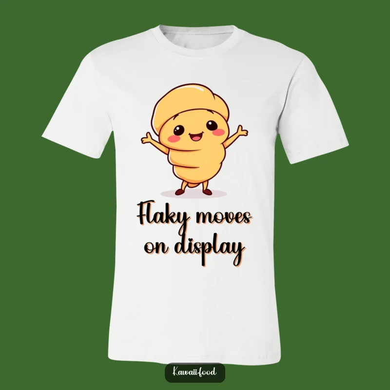 Funny Croissant Jig T-Shirt: Silly Pastry Dance, Ideal Funny Gift