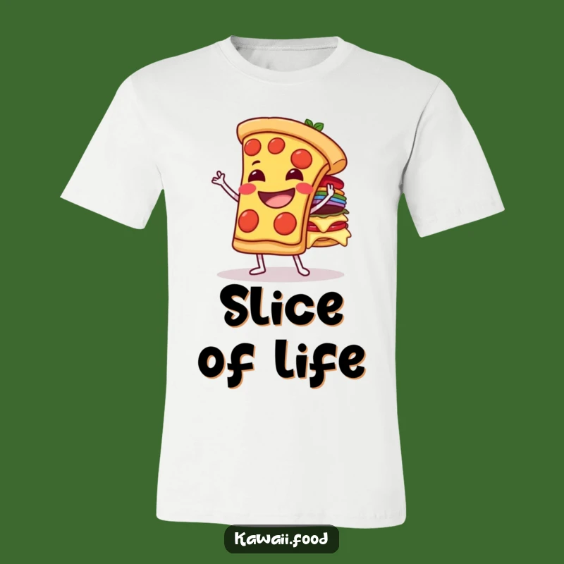 Funny Pizza Topping Balance T-Shirt - Wear Your Delicious Struggles!