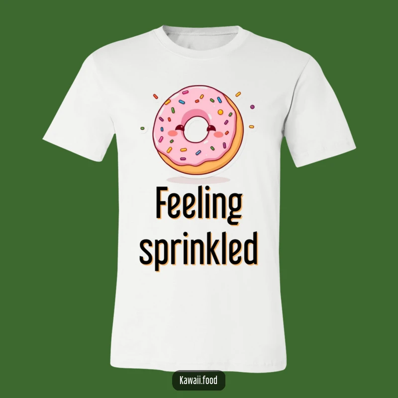 Funny Shy Donut Juggling Sprinkles T-Shirt: Wear Your Sweet Side Proudly