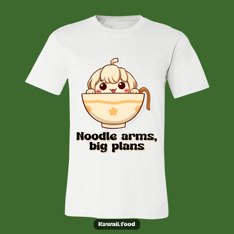 Funny Ramen T-Shirt: Curious Noodle Character, Hilarious Foodie Apparel, Great Gift