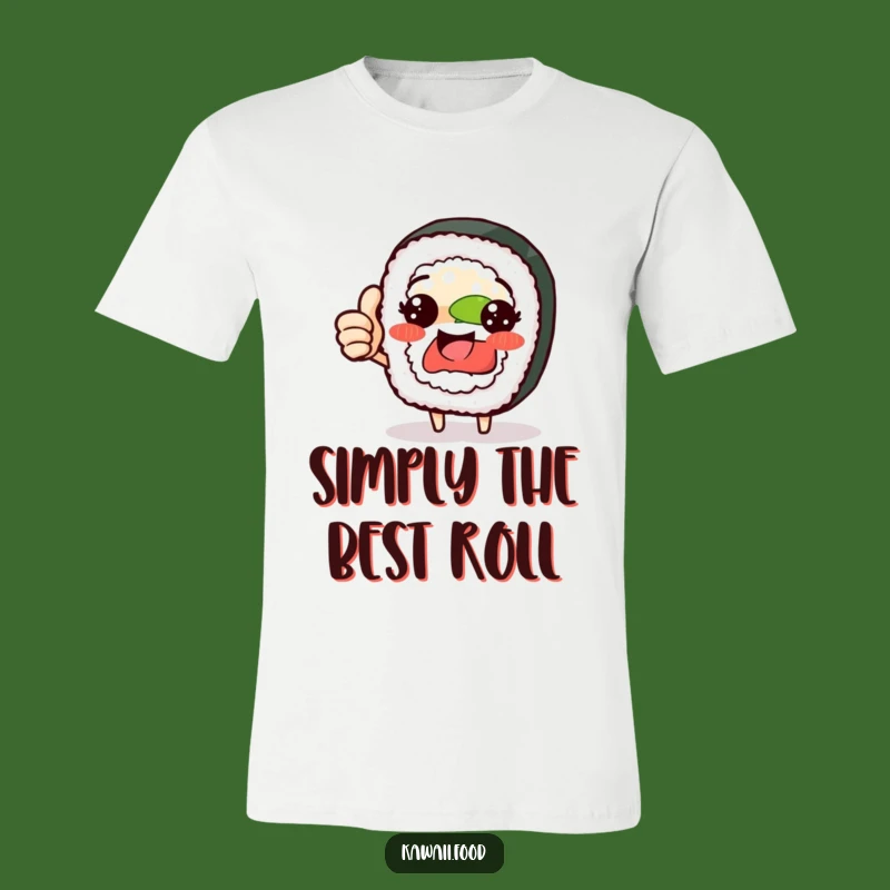 Funny Sushi Roll Thumbs Up T-Shirt - Proud Character Tee