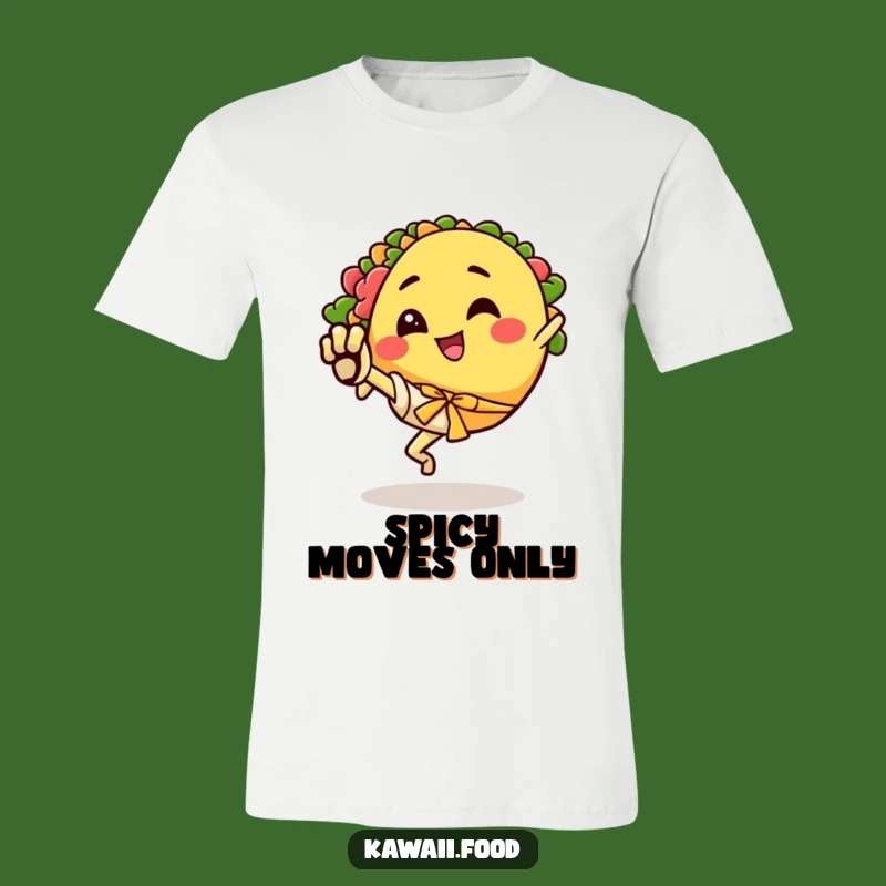 Funny Taco Karate Kick T-Shirt, Wear Your Spicy Moves