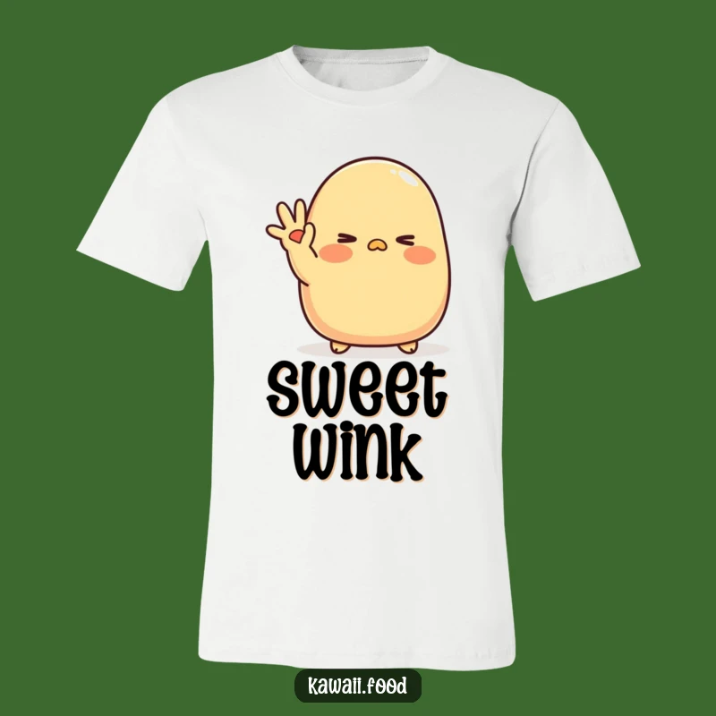 Funny Tamagoyaki Wink T-Shirt: Shy & Sweet - Adorable Funny Gift