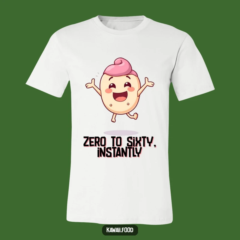 Funny Candy Character T-Shirt: Bouncing with Enthusiasm, Ideal Funny Gift