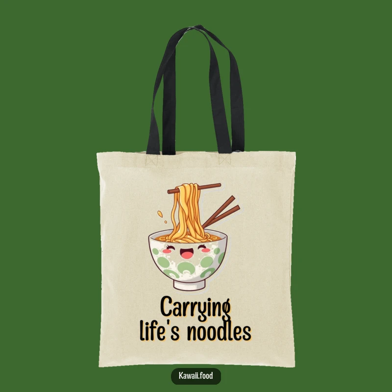 Funny Ramen Splash Tote Bag: Joyful Noodle Art Carryall, Perfect Funny Gift