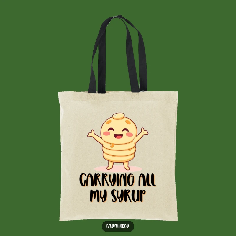 Funny Pancake Wobble Dance Tote Bag - Carry Your Laughs in Style